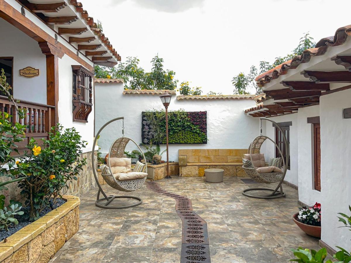 Hotel Boutique El Carmel ビージャ・デ・レイバ エクステリア 写真