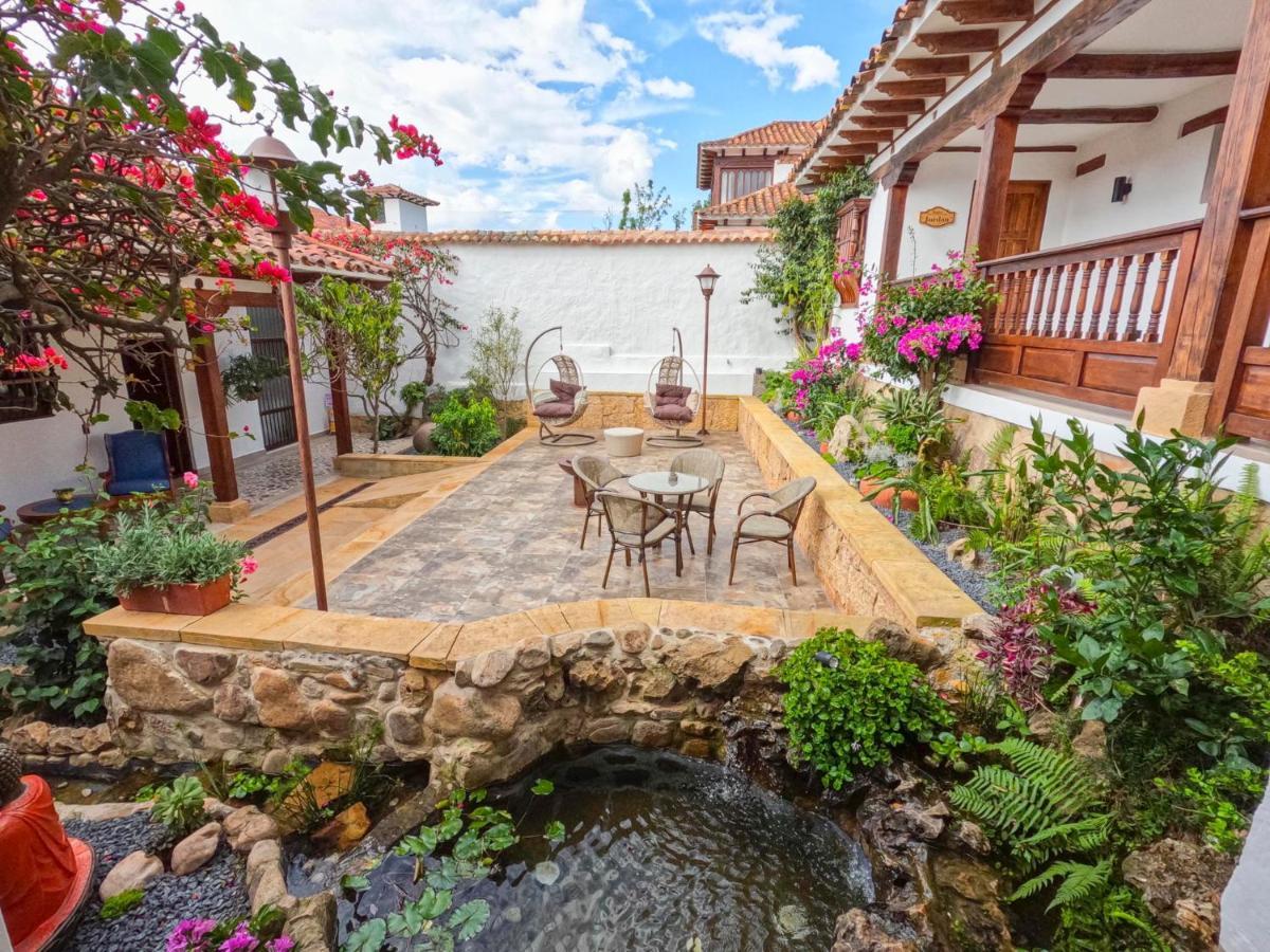 Hotel Boutique El Carmel ビージャ・デ・レイバ エクステリア 写真