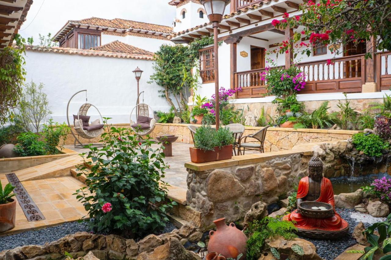 Hotel Boutique El Carmel ビージャ・デ・レイバ エクステリア 写真