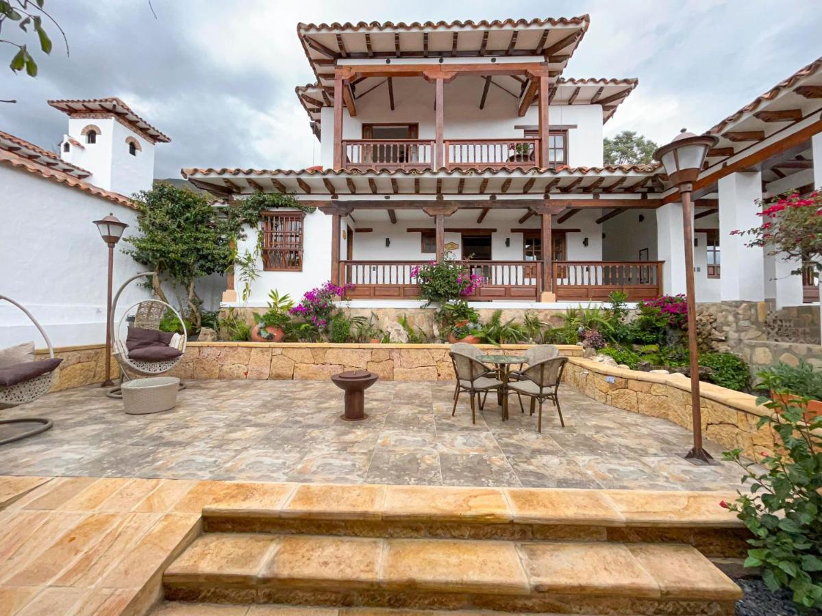 Hotel Boutique El Carmel ビージャ・デ・レイバ エクステリア 写真
