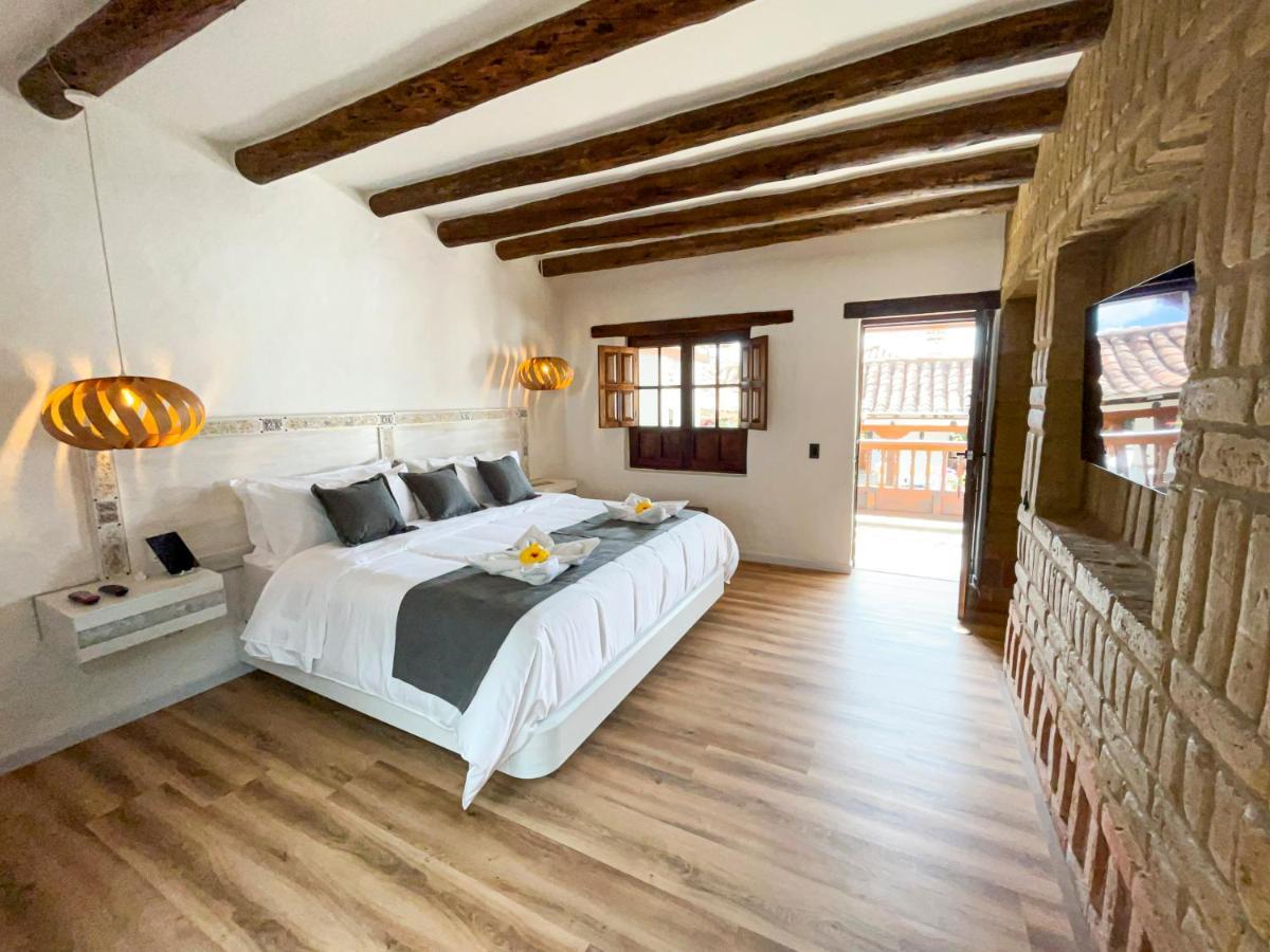 Hotel Boutique El Carmel ビージャ・デ・レイバ エクステリア 写真